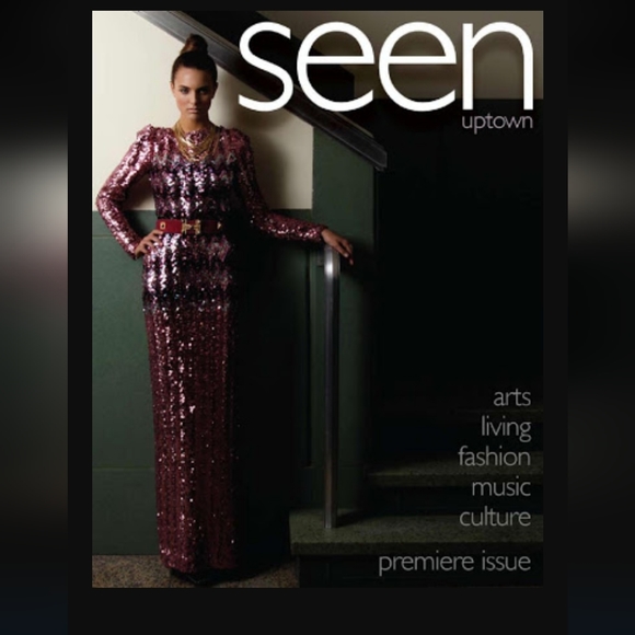 EXTREMELY RARE DESIGNER Vintage 1970's zig-zag ombré sequin maxi dress/gown - Picture 4 of 8